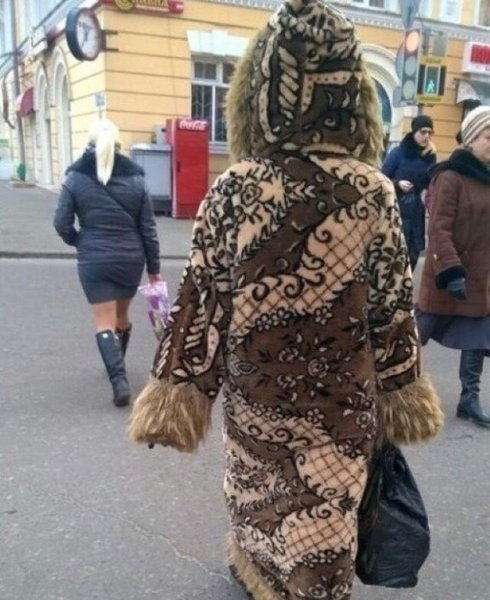 Фотосессия в шубе