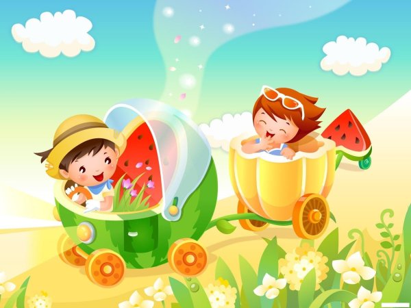 Фон для садика