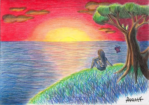 Рисунок на тему лето