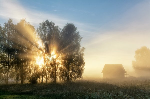 Красивая природа деревня