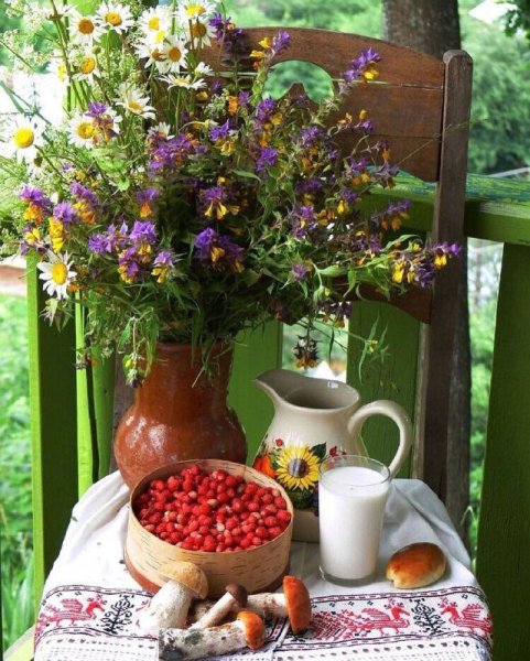 Деревенские цветы