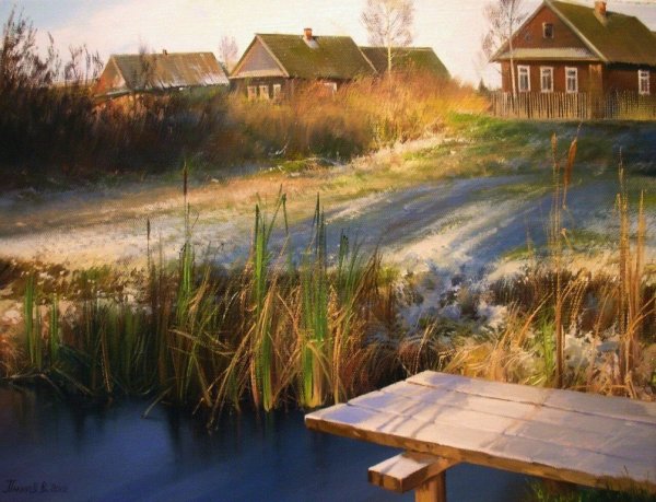 Летнее утро в деревне