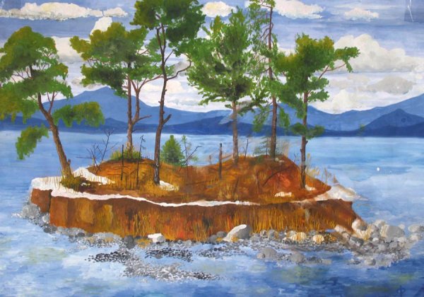 Ольга Базанова остров Ольхон