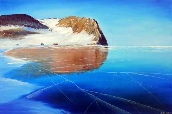 Озеро Байкал рисунок