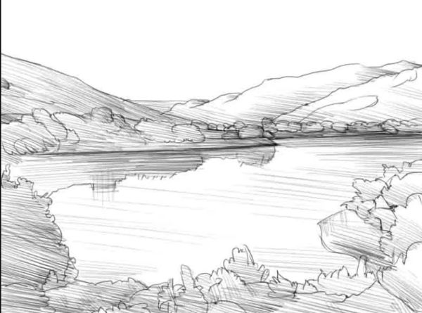 Байкал рисунок