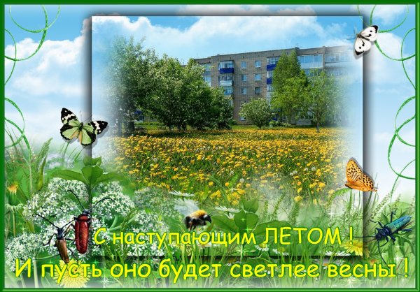 С наступающим летом
