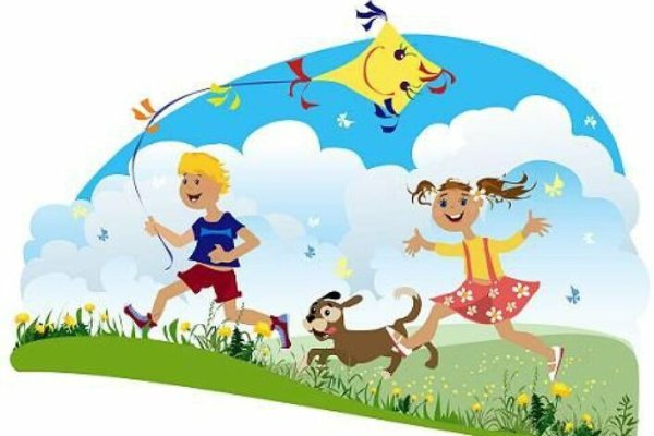 Прогулка на свежем воздухе вектор