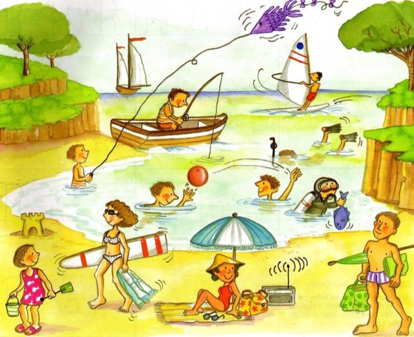 Английские слова на тему пляж