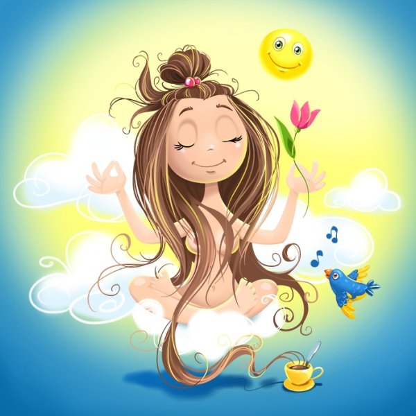 Нарисовать девушку весну