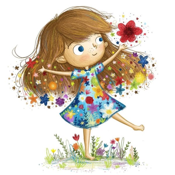 Купание в реке мультяшное