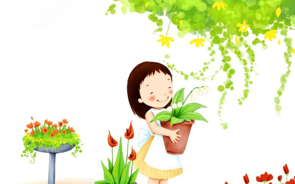 Сказочная Поляна с цветами