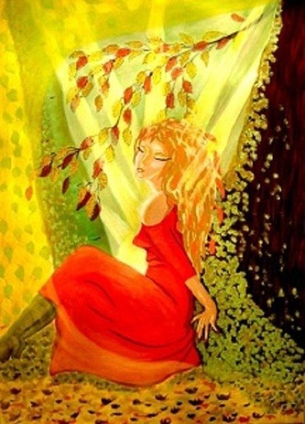 Бабье лето рисунки