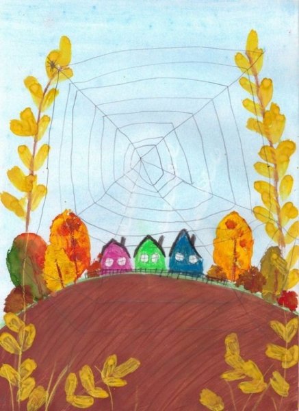 Иллюстрация к стихотворению есть в осени первоначальной