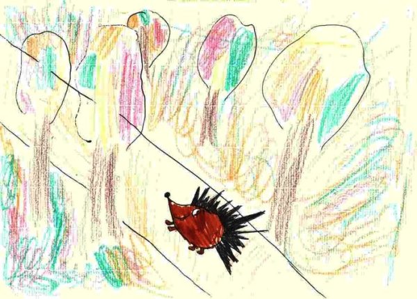 Рисунок на тему бабье лето