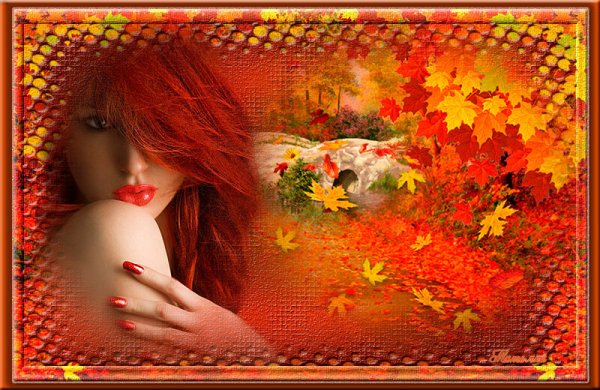 Коллажи бабье лето