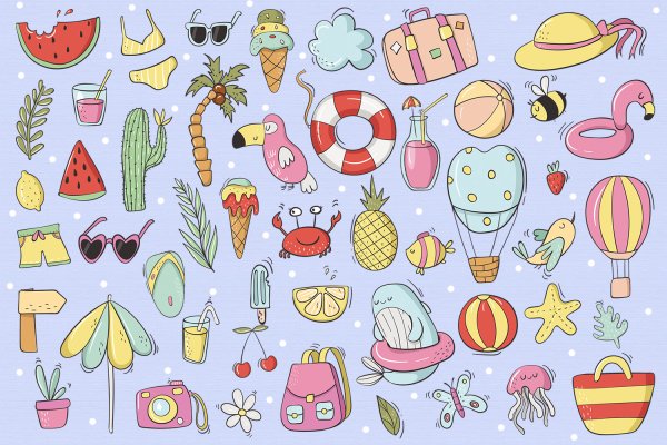 Маленькие летние рисуночки