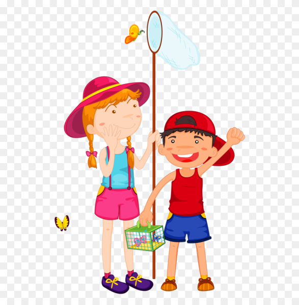 Лето на прозрачном фоне для детей