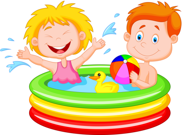 Лето на прозрачном фоне для детей