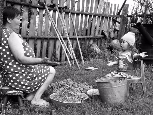 Лето в деревне детство