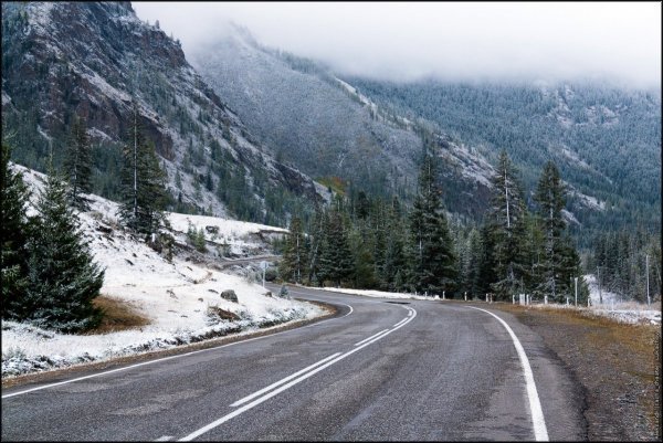 Чуйский тракт зима