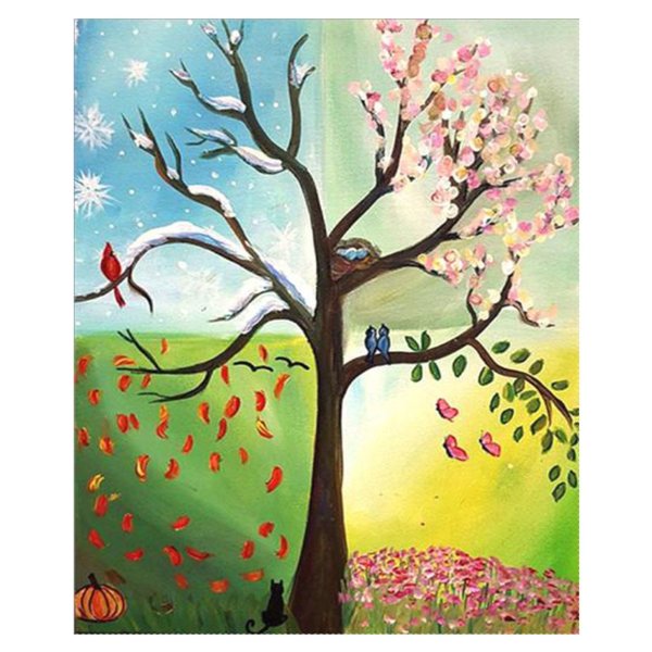 Дерево четырехсезонное