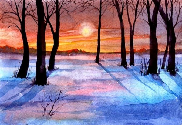 Гармоничная композиция на тему времена года