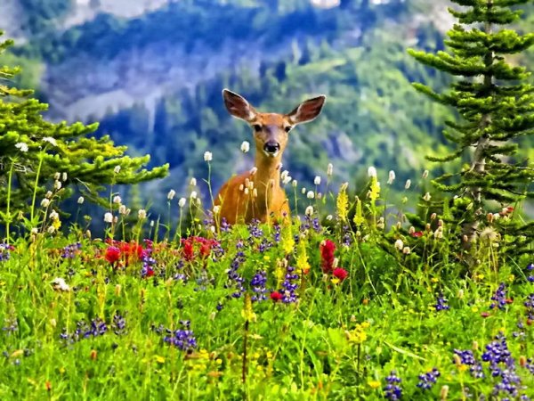 Природа с животными