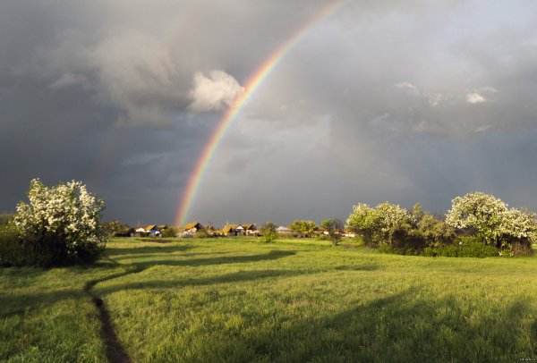 Радуга после дождя