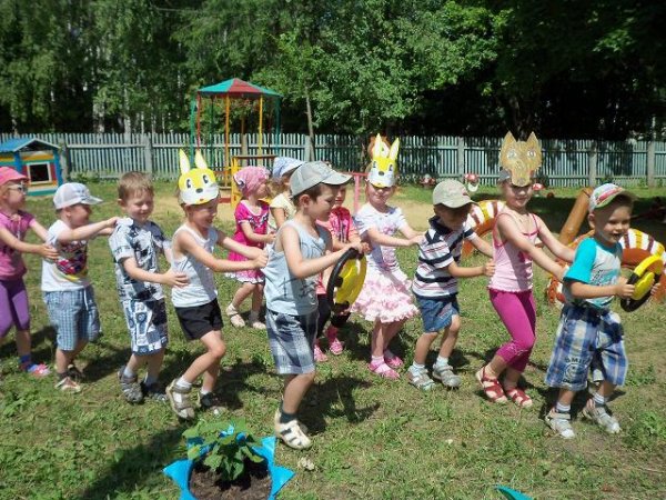 Лето дети мультяшные