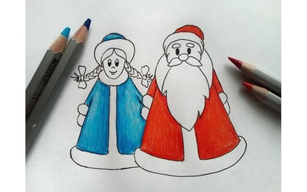 Маленькие новогодние рисуночки