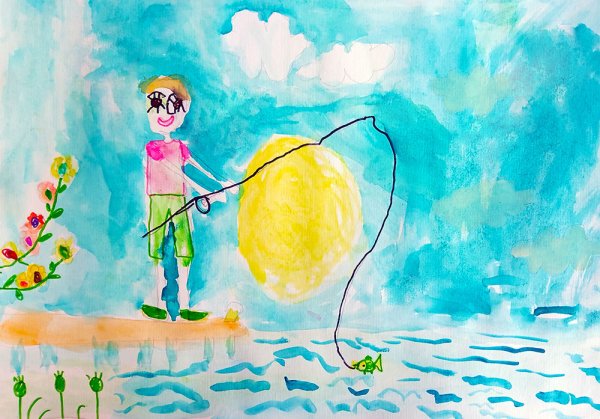 Рисунок на тему лето