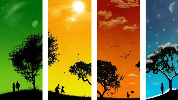 Цвета сезонов года