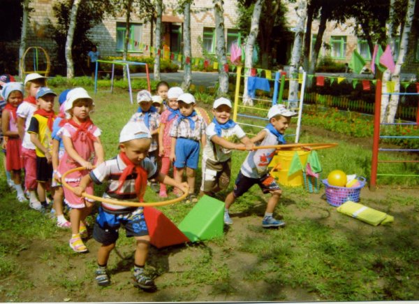 Летние развлечения в детском саду