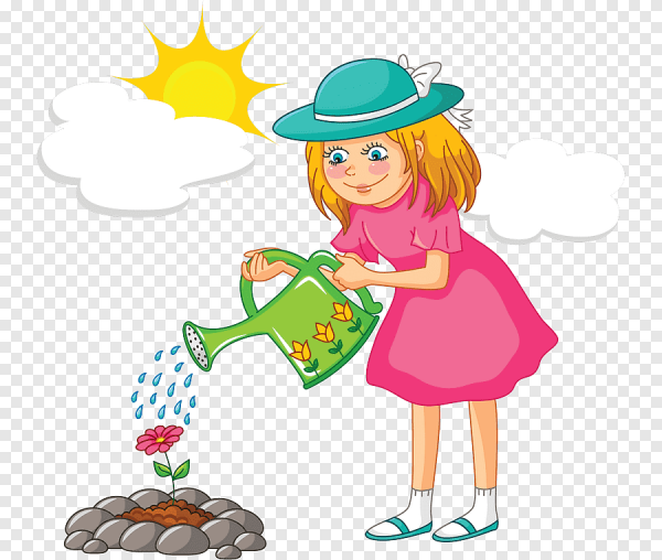 Ребенок с книгой мультяшный