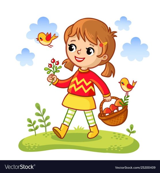 Девушка Весна мультяшка