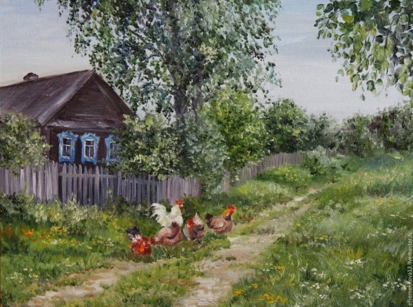Поле деревня