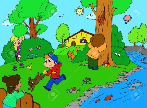 Картина ПРЯТКИ для детского сада