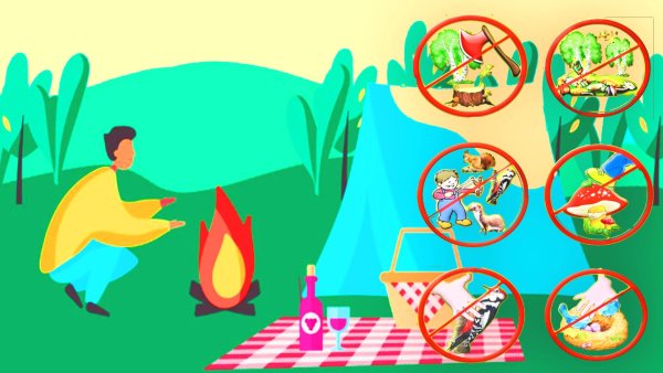 Правила поведения на приро