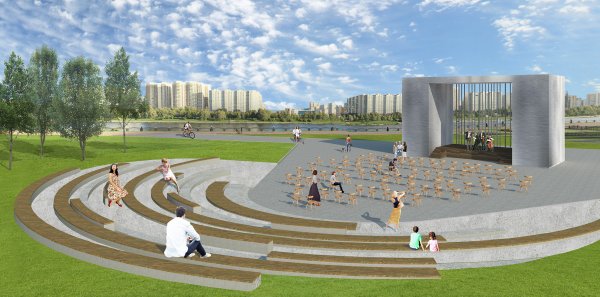 Концерт к Дню города на красной площади Москвы