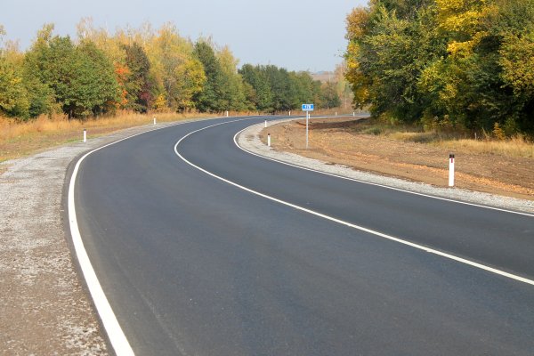 Дорога поворот