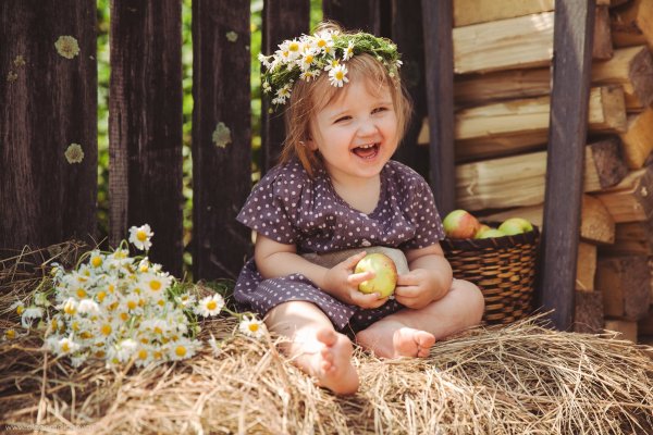 Малыши. В деревне