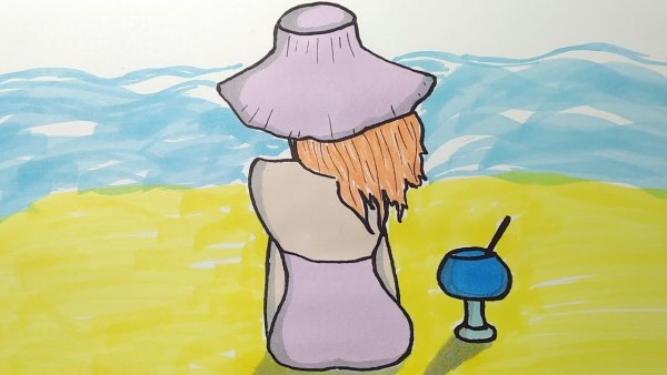 Рисунки моря карандашом для начинающих