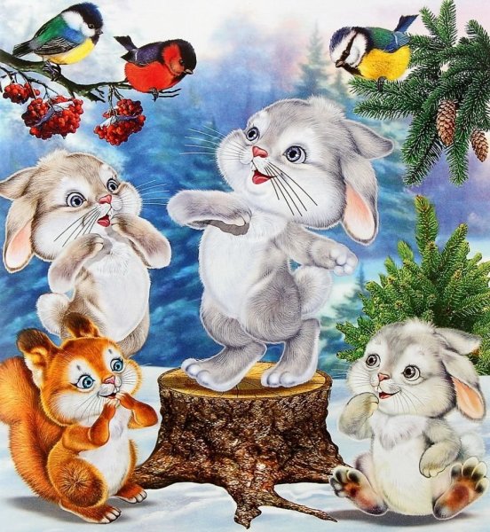 Заяц Русак меняет окраску