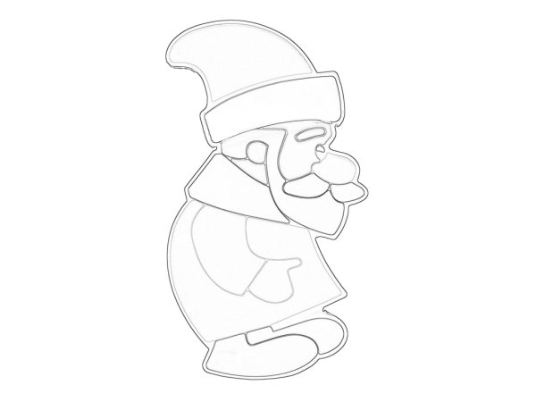 Новогодние раскраски дед Мороз и елка