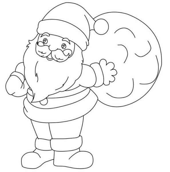 Раскраски новогодние прикольные