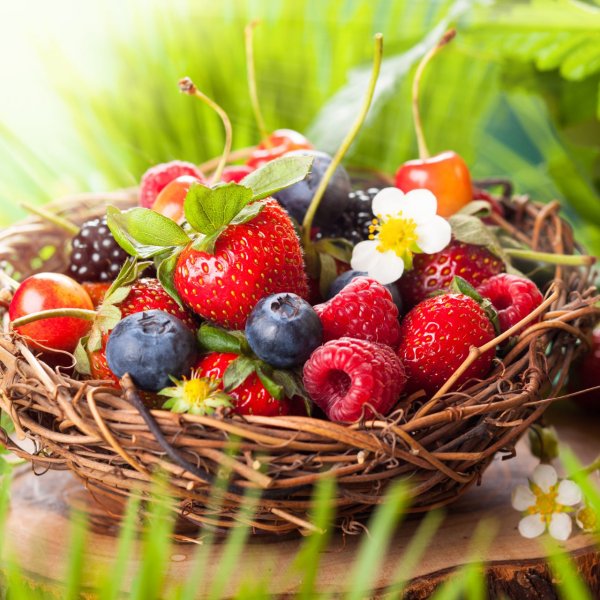 Ягоды зелень