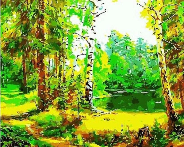 Нарисовать лес
