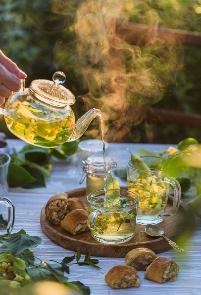 Утреннее чаепитие