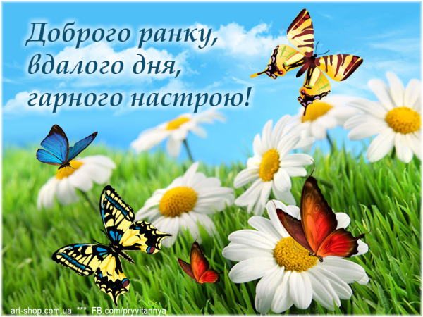 Доброго ранку гарного дня