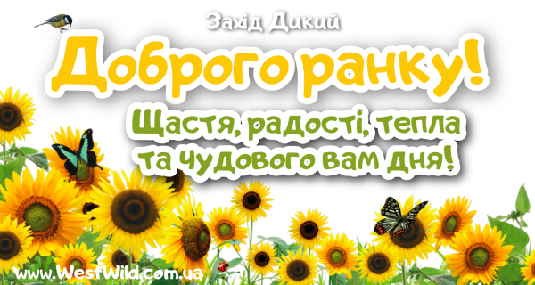 Побажання доброго ранку